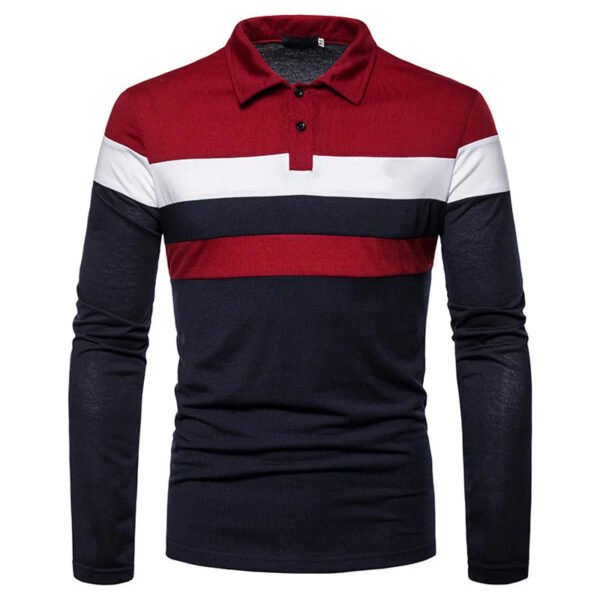 Men's Long Sleeve Polo Shirt Slingint Lennard