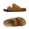 Birken California Suede Sandals for Men Lennard